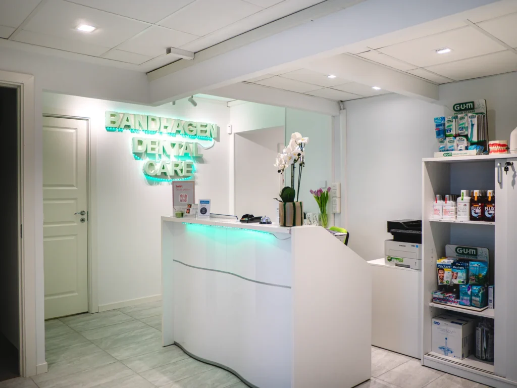 Receptionen hos Bandhagen dental care